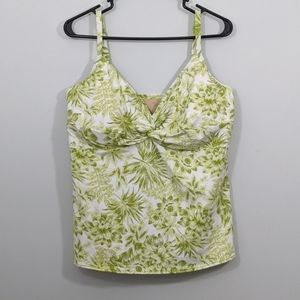 Lands End tankini swimsuit top Plus Size underwire